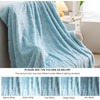 DuShow Flannel Fleece Throw Blanket Single Size,Soft Jacquard Fluffy Velvet