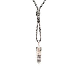 VIE VIE Pencil Pendant, 25-30mm (Clear Quartz)