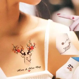 문신테이프 여름 여행 패치 토토헤나 axO5+5yUq Tattoo Tape Summer Travel Patch Totohena axO5+5yUq [Single item]