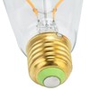 Light Bulb Love Peach Heart Shaped Transparent LED Filament Lamp