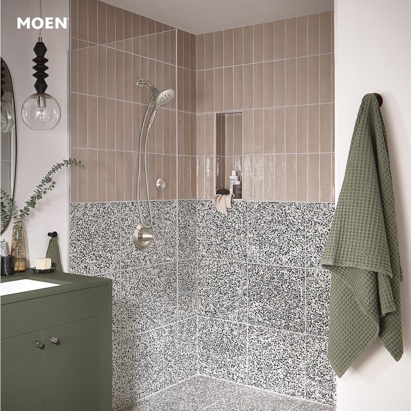 Moen Engage Spot Resist Brushed Nickel Six-Function 5.5-Inch Removable Handheld