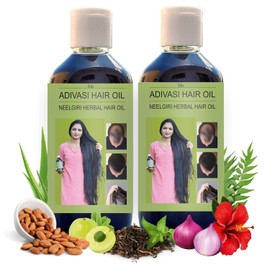  Adiwasi Neelgiri Herbal Hair Oil with infusion of 108 Types of Herbs for Hair Growth