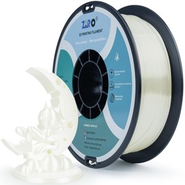 ZIRO Silk PLA Filament 1.75mm, White Shine 3D Printer Filament, Shiny 3D Printing Filament, Dimensional Fit Most 3D FDM Printers, Metal Metallic 1KG/2.2lb Spool, White