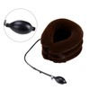 Air Inflatable Pillow Cervical Neck Traction Device For Easing Muscle