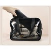 ericotry 1PCS PU Leather Makeup Brush Holder with Lid Large