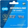 KMC CL566R 9SPEED Missing Link EPT 2 Pairs 1 Set