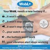 WobL+ Waterproof Vibrating Watch (BLACK), Potty Reminder, Pill Reminder