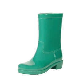 The Drop Women's Stella Midshaft Rainboot Ultramarine Green, 6
