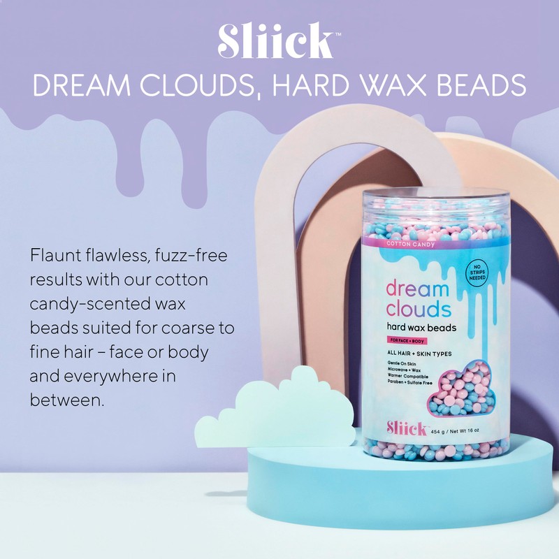 Sliick Dream Clouds Hard Wax Beads for Hair Removal -