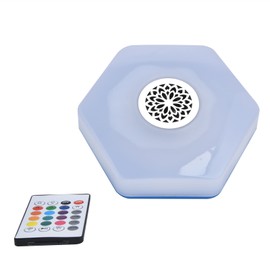 E27 LED Bluetooth Speaker Light Flying Saucer Shape Colorful RGBW Ceiling Light Remote Control 85V‑265V