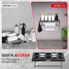 SKYJDM 10 Aerosol Spray Can Holder with Paper Towel Holder