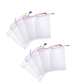 FOMIYES 20pcs Soap Cleansing Foaming Nets Soap Holder Net Soap Saver Pouch Soap Pouch