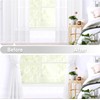 JOMOMAX Cortinas Translucidas, 134 * 210 cm Cortinas para Sala,