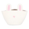 Storage Basket Rugged Lovely Small Bunny Attractive Decorative Home Furnishing