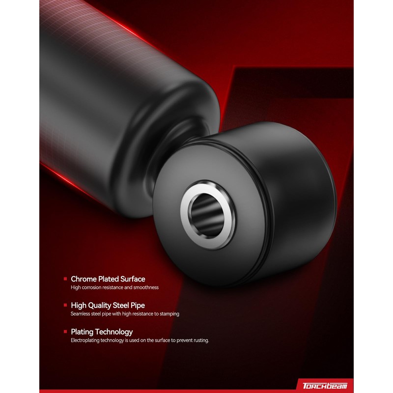 Torchbeam Rear Shocks Absorber Struts Amortiguadores Traseros Replacement for Ram