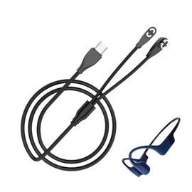 Split Charging Cable - Magnetic Audio Headphones Splitter | Portable Earphone Accessories, Fast Charging Earbuds Wired Adapter for Daily Travel Or Outdoor Activities
