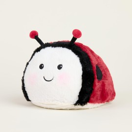 warmies Ladybug Microwavable, Hot or Cold for Cool Relaxation and Warm Relief, Lavender Scented Cozy Plush Animal