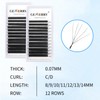 GEMERRY Volume Eyelashes, 5D Pre-Fanned Eyelash Extensions, Easy Fan Lashes,