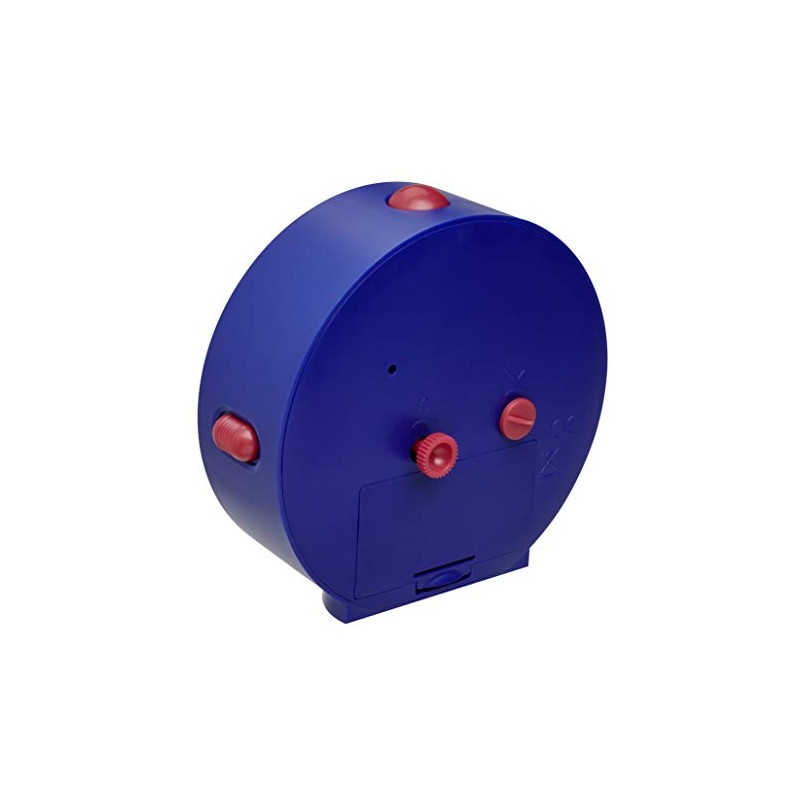 TFA Dostmann 60.1033 Analogue Children's Alarm Clock Sweep Movement Blue