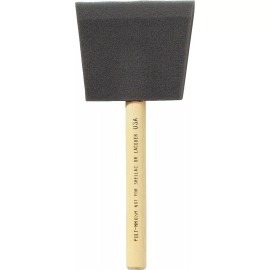 Jen Mfg. (Case of 36) 3" Jen Poly Foam Brush With Wood Handle