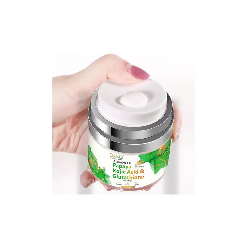 Crema Facial Aclarante Con Papaya Hidratante Anti Manchas