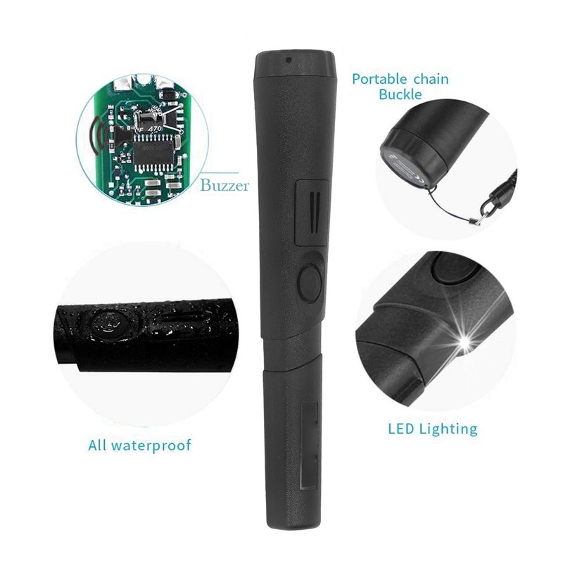 Underwater Metal Detector IP68 Waterproof Pinpointer High Sensitivity Metal Finder