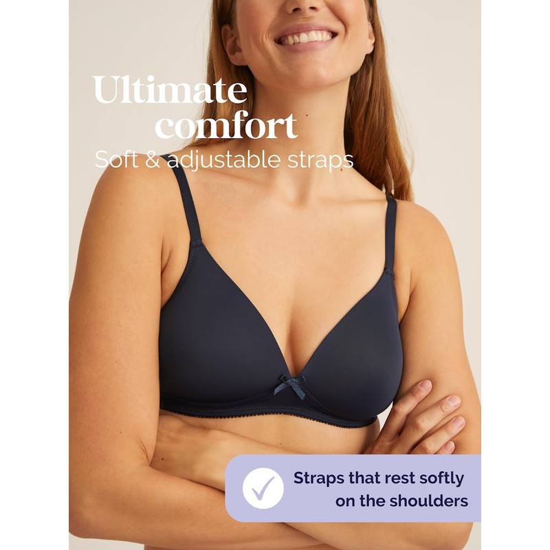 Naturana Cup Bra without Underwire 5166 - dark blue, size: