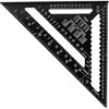 Dapetz ® 12 Inch Aluminum Alloy Triangle Ruler Square Protractor