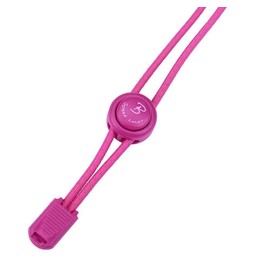 Bernit No Tie Laces - Reflective Elastic Laces with Quick Release - Quick Lacing System Kids - Adjustable Length 120 cm, pink, 120 cm