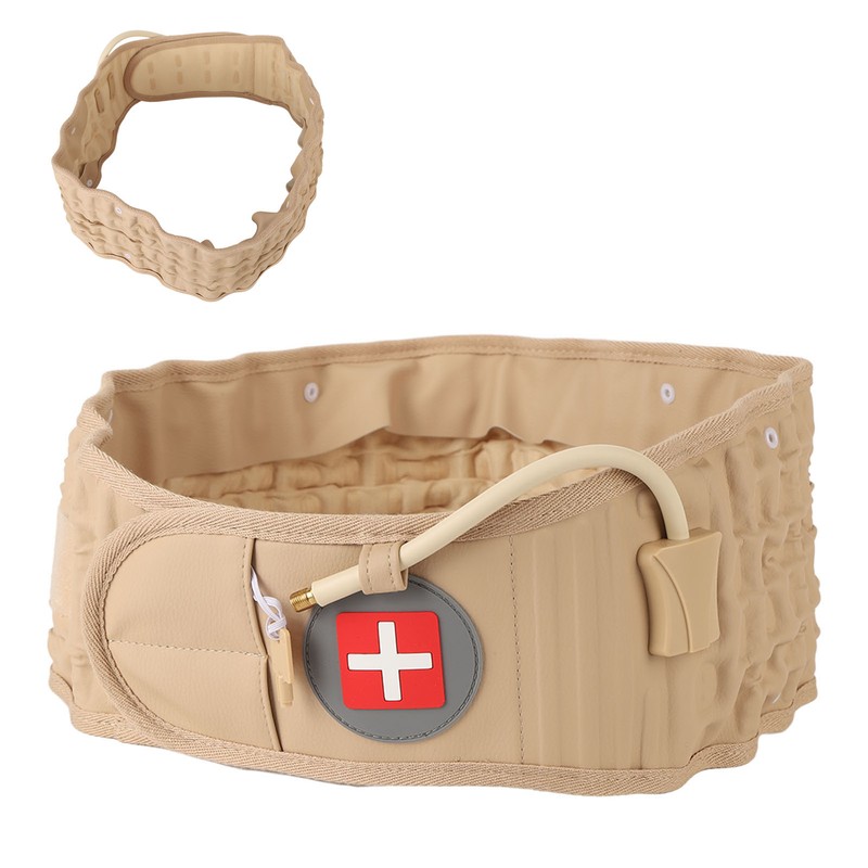Lumbar Traction Belt Inflatable Reduce Pressure Lower Back Support Brace