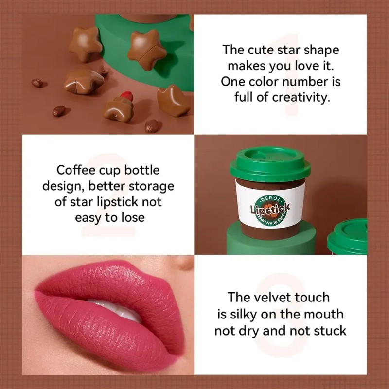 Set De Pintalabios B Mini Capsule, Bonito Lápiz Labial Mate,