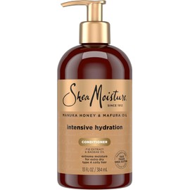 Shea Moisture - Acondicionador de Hidratación Intensiva con Miel de Manuka y Aceite de Mafura, 13 oz