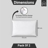 Rohi Polycotton Pillowcases 2 Pack - Easy Iron Bed Pillow
