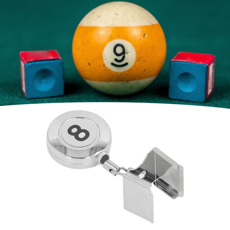 Billiard Cue Chalk Holder Metal Retractable Pocket Pool Cue Chalk