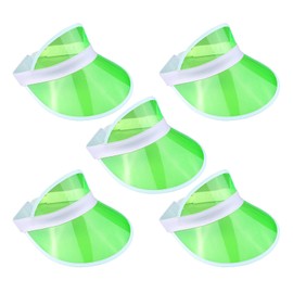 The Glowhouse - Sun Visors - Premium Quality - Pack of 5, Green