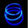 Aptafêtes LU8458/BLEU - Confezione da 100 braccialetti luminosi 4/6 H