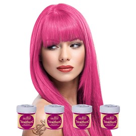 La Riche Directions Semi-Permanent Hair Dye - Intense Colour - Pack of 4 Carnation Pink