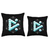 Geometric Mandela Occult illusion Designs Women Cube in Grid Optical
