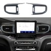 ruihe 2pc Carbon Fiber Color Centre Air Conditioning Dashboard Vent
