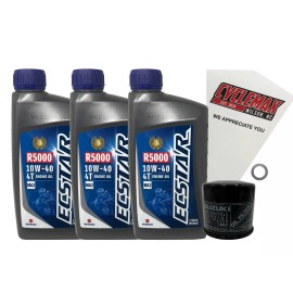 Cyclemax Genuine OEM Standard Oil Change Kit fits 2008-2023 Suzuki LT-A750