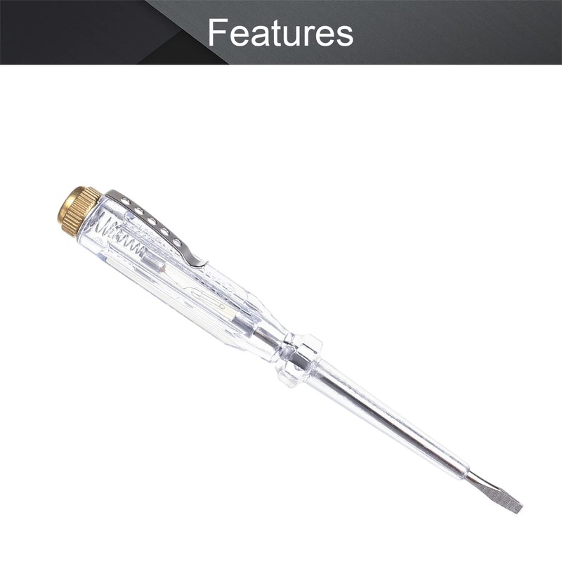 Fielect Tester Screwdriver, Voltage Tester Light Circuit Tester Electric Test