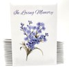 Forget Me Not Seeds - in Loving Memory Funeral Favors