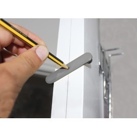 Centre Finder Line Scriber Marking Gauge Scribing Woodworking Tool 2 Pack plus Pencil and Sharpener, Grey, 50mm