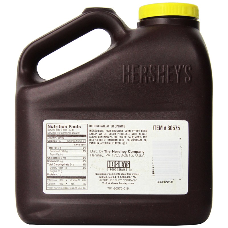 Hershey's -Special Dark Syrup, 8-Pound Bottle