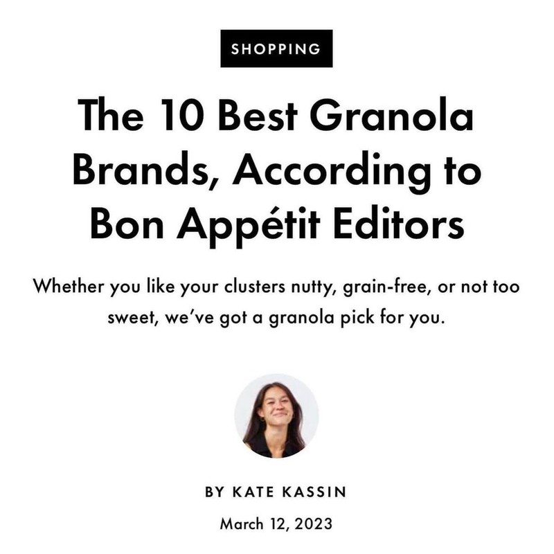 BOLA granola Barely Sweet, Low Sugar, Almond & Pumpkin Seed