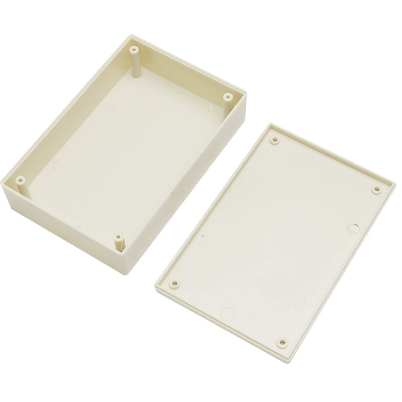 Heyiarbeit 1Pcs 5.43"x3.58"x1.41" ABS White Dustproof Electronic Junction Box Enclosure