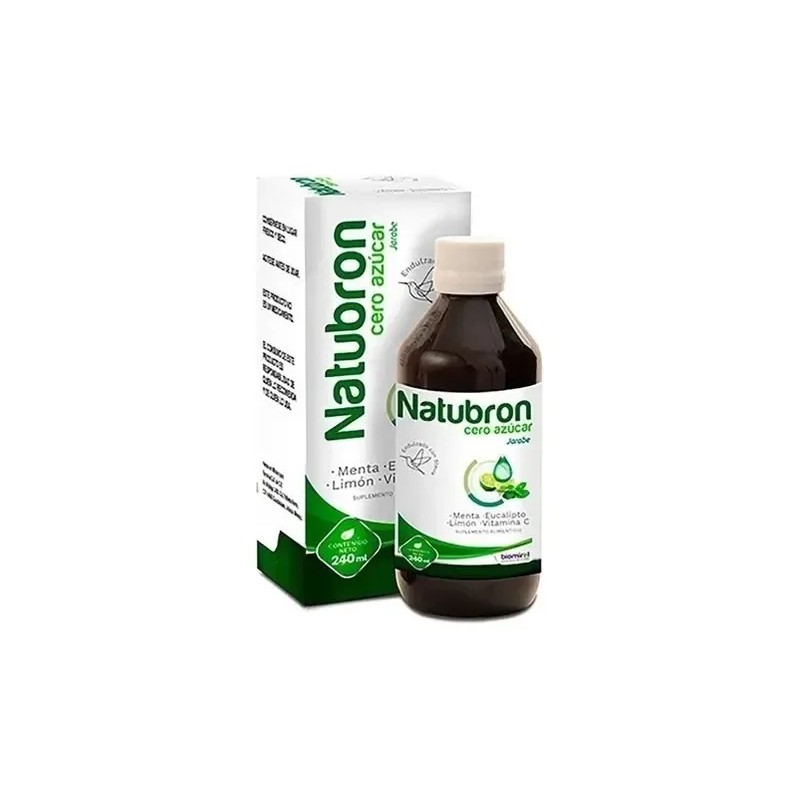 Natubron Cero Azúcar Jarabe Suplemento Eucalipto 240 Ml