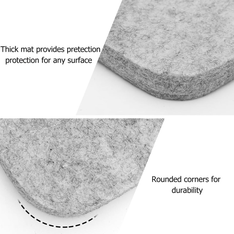 CORHAD Ironing Felt Pad High Temperature Wool Pressing Mat for