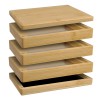 Premium Bamboo Sifter Set, 5" x 7", 75, 175, 275
