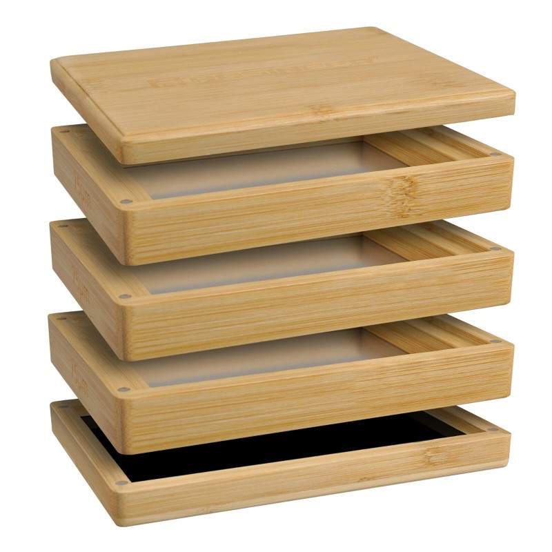 Premium Bamboo Sifter Set, 5" x 7", 75, 175, 275